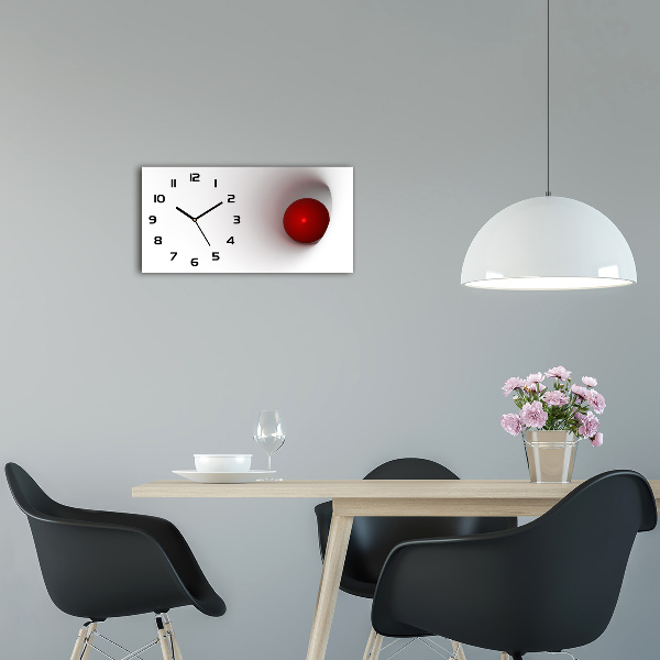 Orologio rettangolare con quadrante a motivo astratto