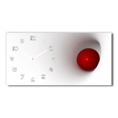 Orologio rettangolare con quadrante a motivo astratto