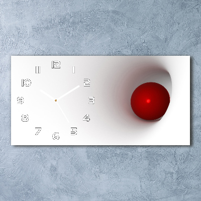 Orologio rettangolare con quadrante a motivo astratto