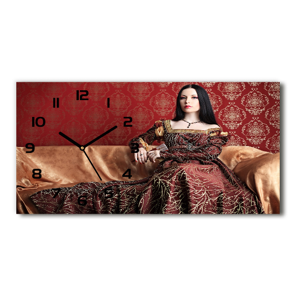 Orologio rettangolare con quadrante d'ispirazione medievale