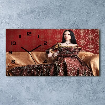 Orologio rettangolare con quadrante d'ispirazione medievale