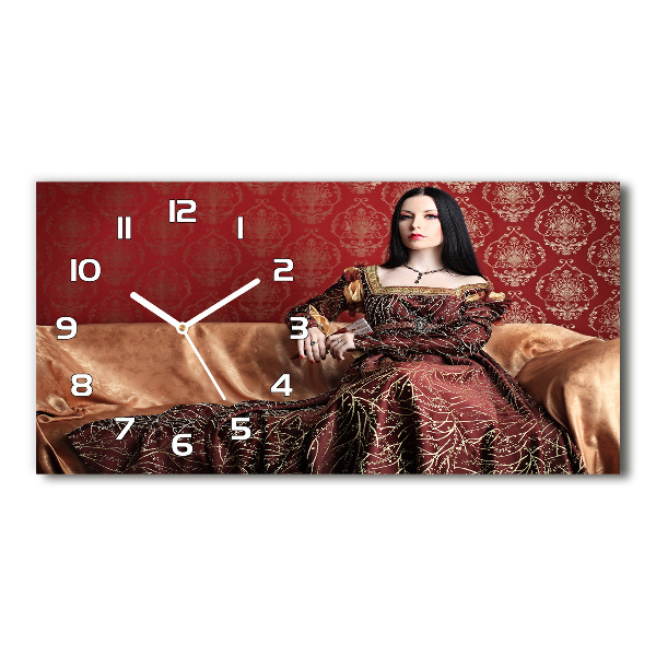 Orologio rettangolare con quadrante d'ispirazione medievale