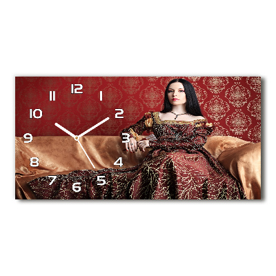 Orologio rettangolare con quadrante d'ispirazione medievale