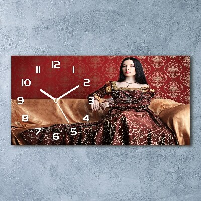 Orologio rettangolare con quadrante d'ispirazione medievale