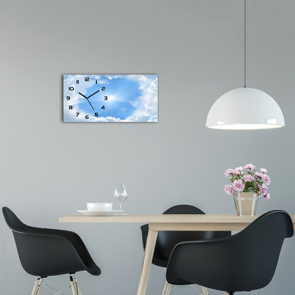 Orologio rettangolare con motivo 