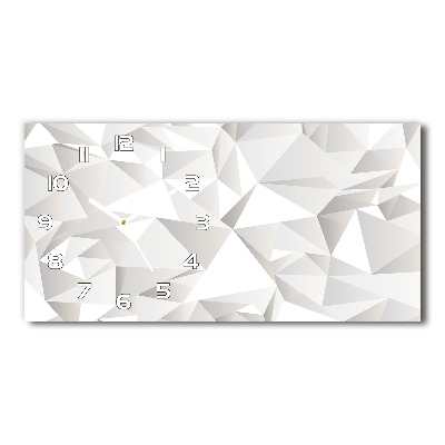 Orologio rettangolare con quadrante dallo sfondo astratto