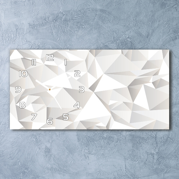 Orologio rettangolare con quadrante dallo sfondo astratto