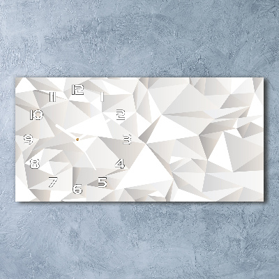 Orologio rettangolare con quadrante dallo sfondo astratto