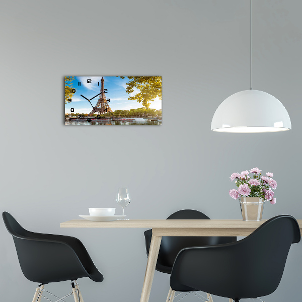 Orologio orizzontale con motivo Torre Eiffel di Parigi
