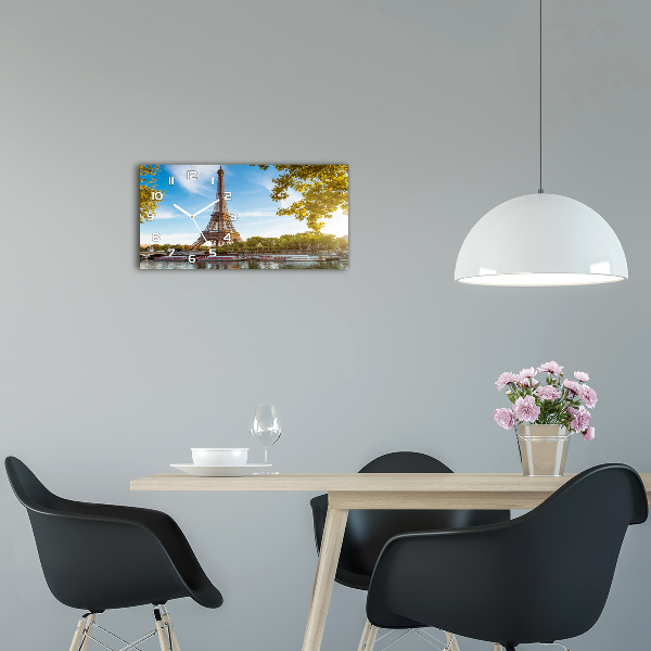 Orologio orizzontale con motivo Torre Eiffel di Parigi
