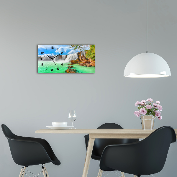 Orologio orizzontale con design a cascata