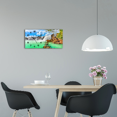 Orologio orizzontale con design a cascata