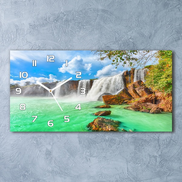 Orologio orizzontale con design a cascata