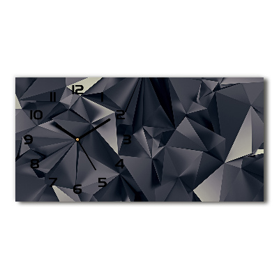 Orologio rettangolare con quadrante con sfondo astratto