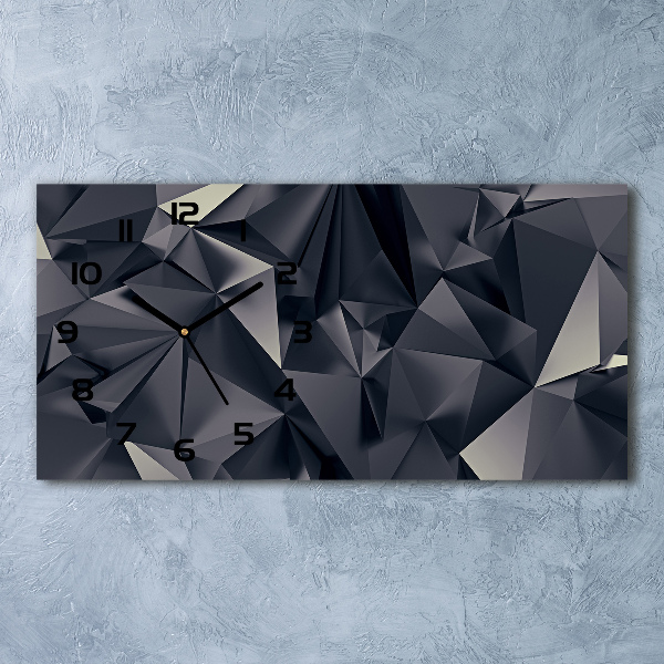 Orologio rettangolare con quadrante con sfondo astratto