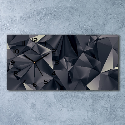 Orologio rettangolare con quadrante con sfondo astratto