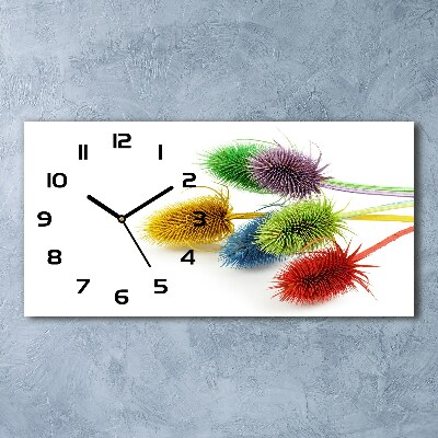 Orologio orizzontale con motivo a cardo