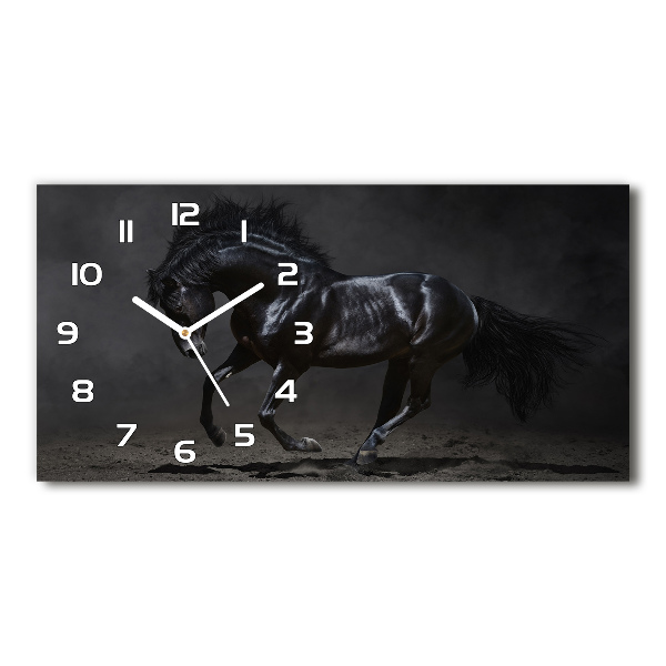 Orologio rettangolare con quadrante Cavallo oscuro