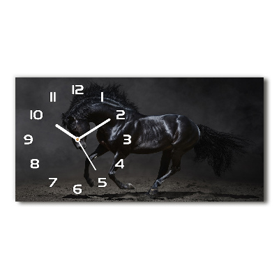 Orologio rettangolare con quadrante Cavallo oscuro