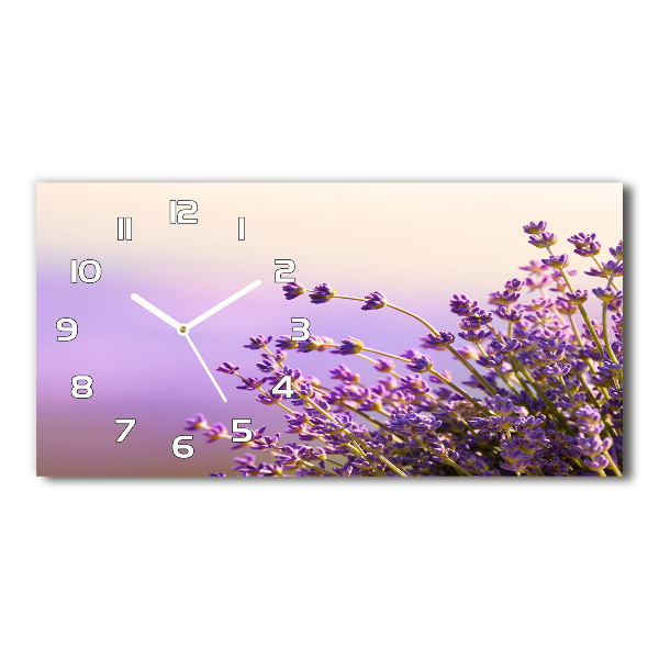 Orologio rettangolare con quadrante color lavanda