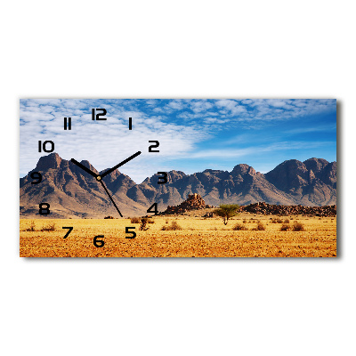 Orologio orizzontale con motivo delle rocce della Namibia