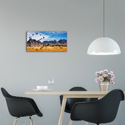 Orologio orizzontale con motivo delle rocce della Namibia