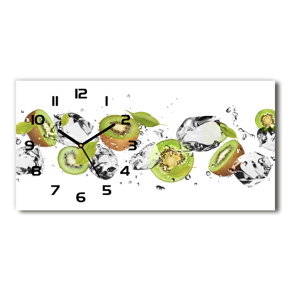 Orologio orizzontale con motivo kiwi e acqua