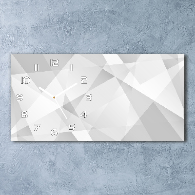 Orologio rettangolare con sfondo astratto