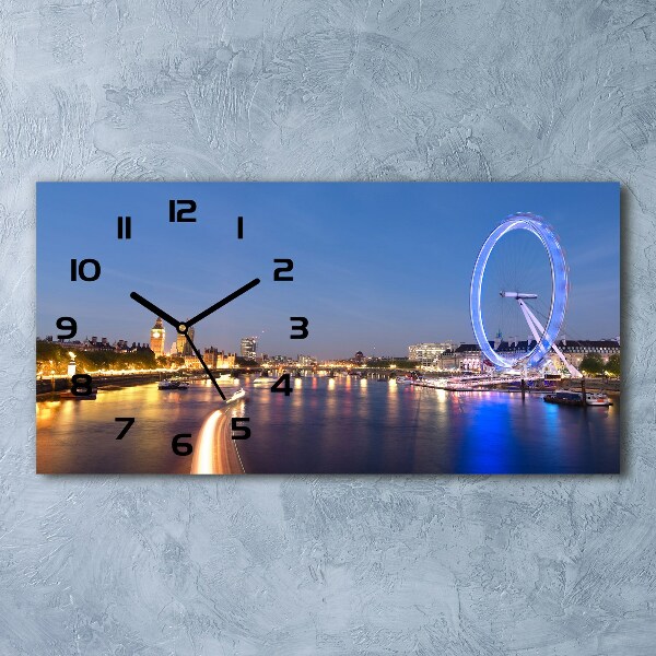 Orologio orizzontale con motivo London Eye