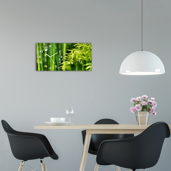 Orologio orizzontale in bambù