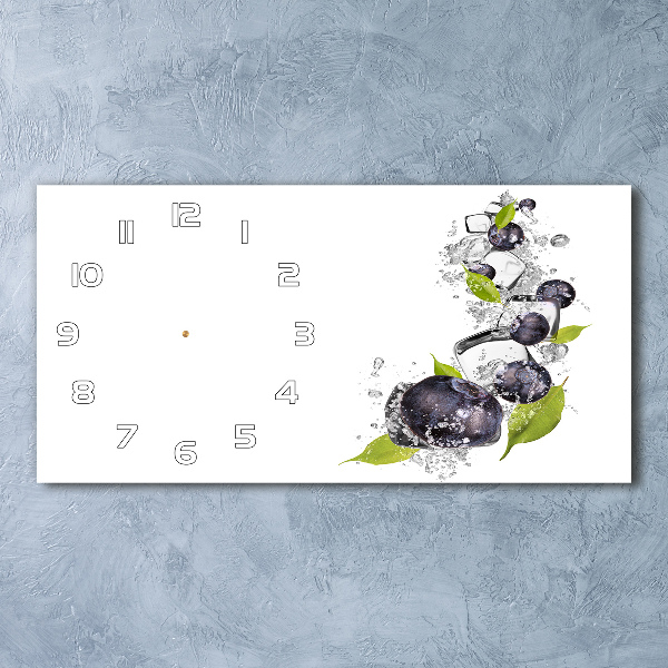 Orologio rettangolare con motivo frutti di bosco con ghiaccio