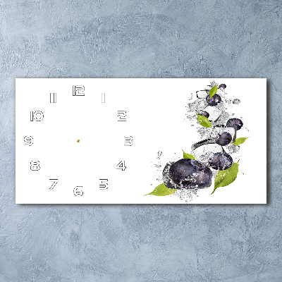 Orologio rettangolare con motivo frutti di bosco con ghiaccio