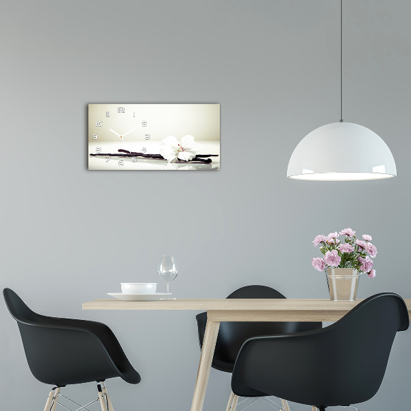 Orologio rettangolare con quadrante al profumo di baccello di vaniglia