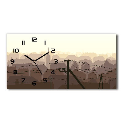 Orologio orizzontale della linea elettrica cittadina