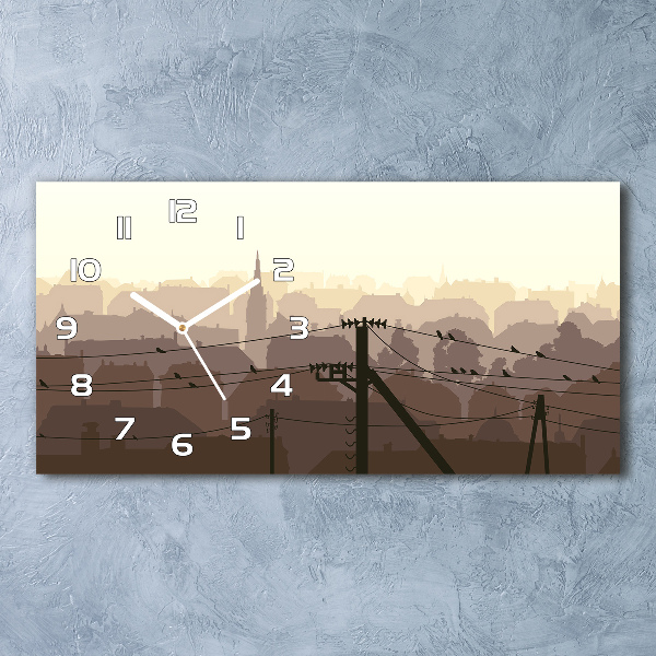 Orologio orizzontale della linea elettrica cittadina