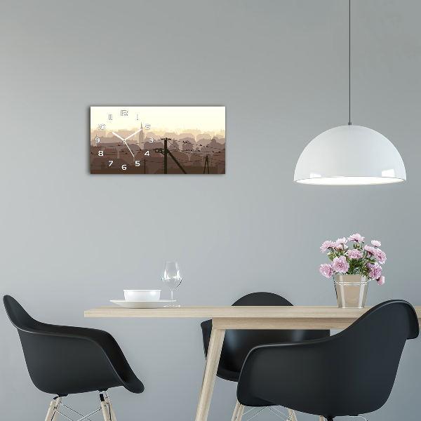 Orologio orizzontale della linea elettrica cittadina