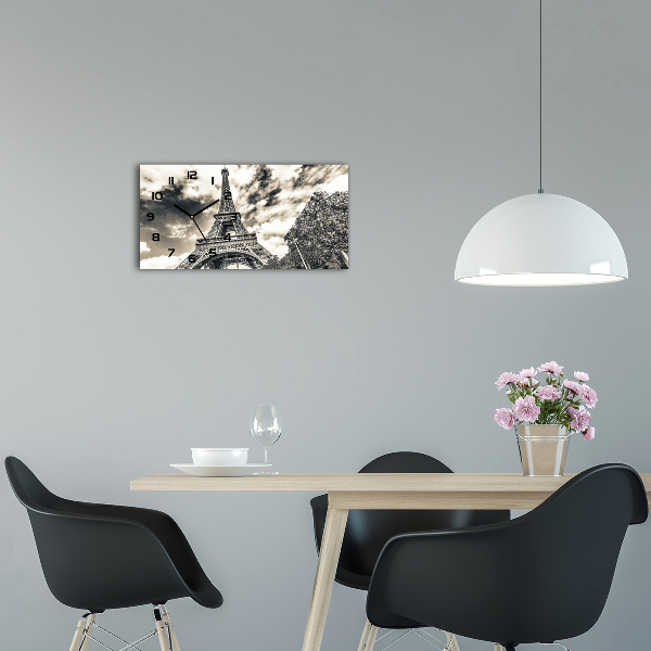 Orologio rettangolare con motivo della Torre Eiffel di Parigi