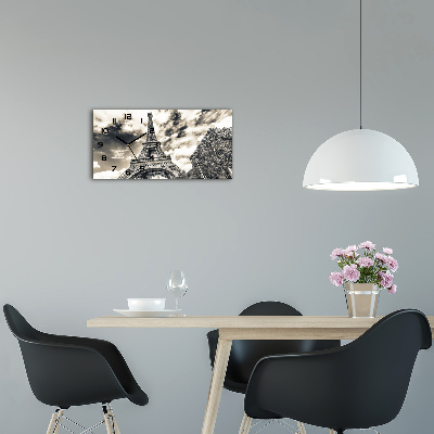 Orologio rettangolare con motivo della Torre Eiffel di Parigi