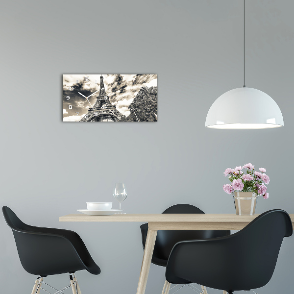 Orologio rettangolare con motivo della Torre Eiffel di Parigi