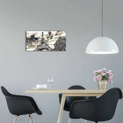 Orologio rettangolare con motivo della Torre Eiffel di Parigi