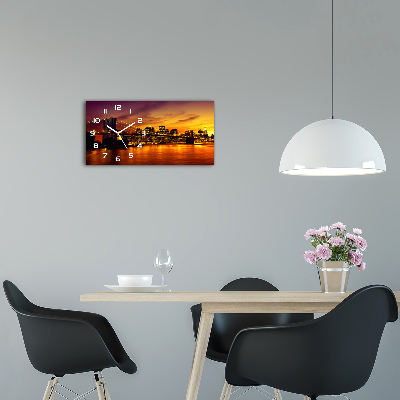 Orologio rettangolare con quadrante ispirato al Ponte di Brooklyn