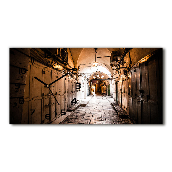 Orologio orizzontale con motivo di Gerusalemme