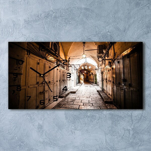 Orologio orizzontale con motivo di Gerusalemme