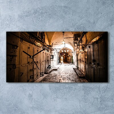 Orologio orizzontale con motivo di Gerusalemme