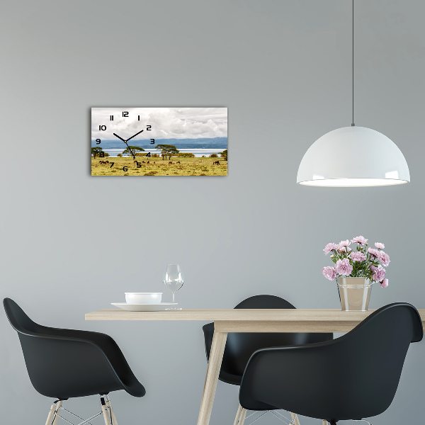 Orologio orizzontale con motivo Lago Naivasha