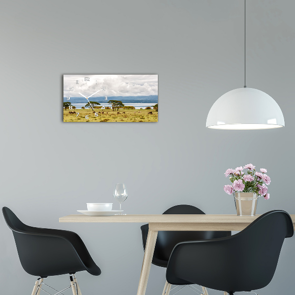 Orologio orizzontale con motivo Lago Naivasha