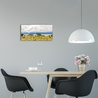Orologio orizzontale con motivo Lago Naivasha