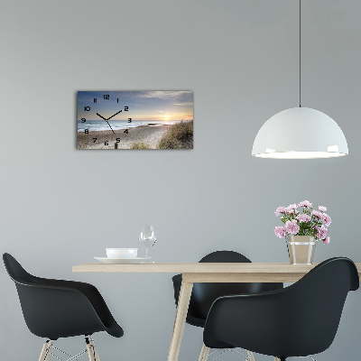 Orologio rettangolare con quadrante ispirato a tramonto e dune