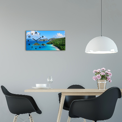 Orologio rettangolare con quadrante Isole Vergini