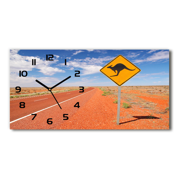 Orologio orizzontale con motivo Strada in Australia